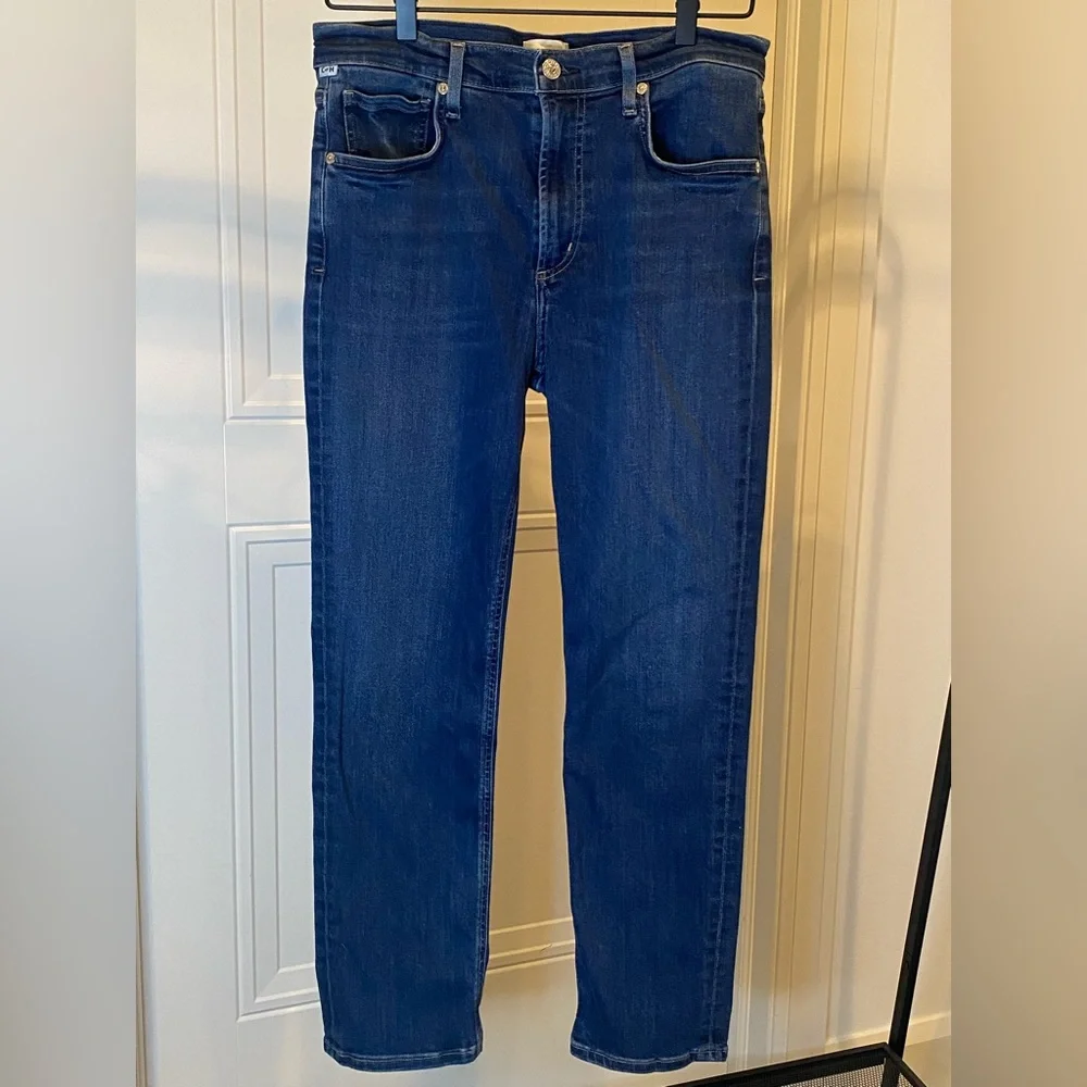 Citizens Of Humanity Medium Wash Isola Straight Leg Ankle Jeans Size 28